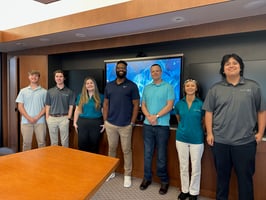 Dorian with the 2025 Summer Intern Cohort